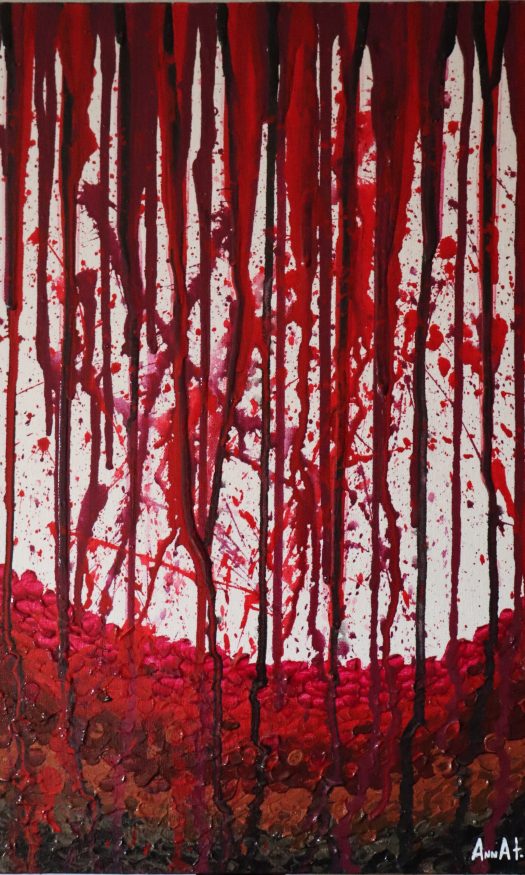 Título: Desorndenado (30x40)cm

Técnica: Acrílica sobre tela

 Artista: Anna T. Costa 

 Local: Santarém/PA - 01.02.2023